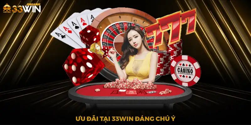 Ưu đãi tại 33Win đáng chú ý